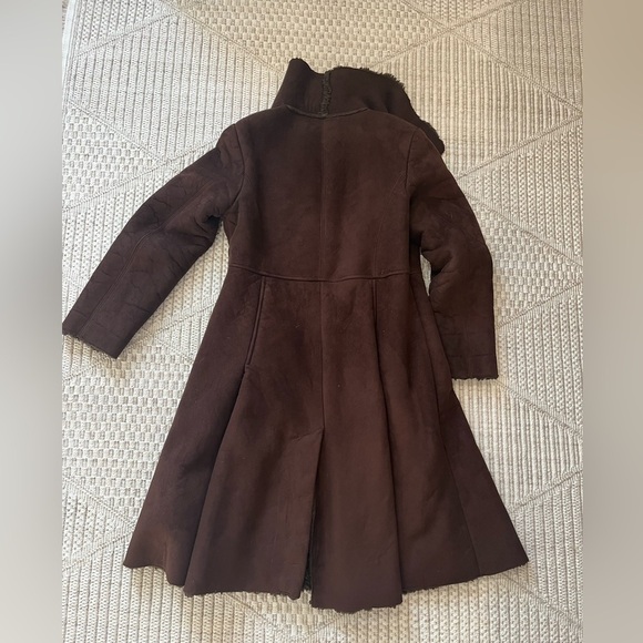 Calvin Klein Brown Suede Coat - Women’s Size Small - Picture 5 of 5